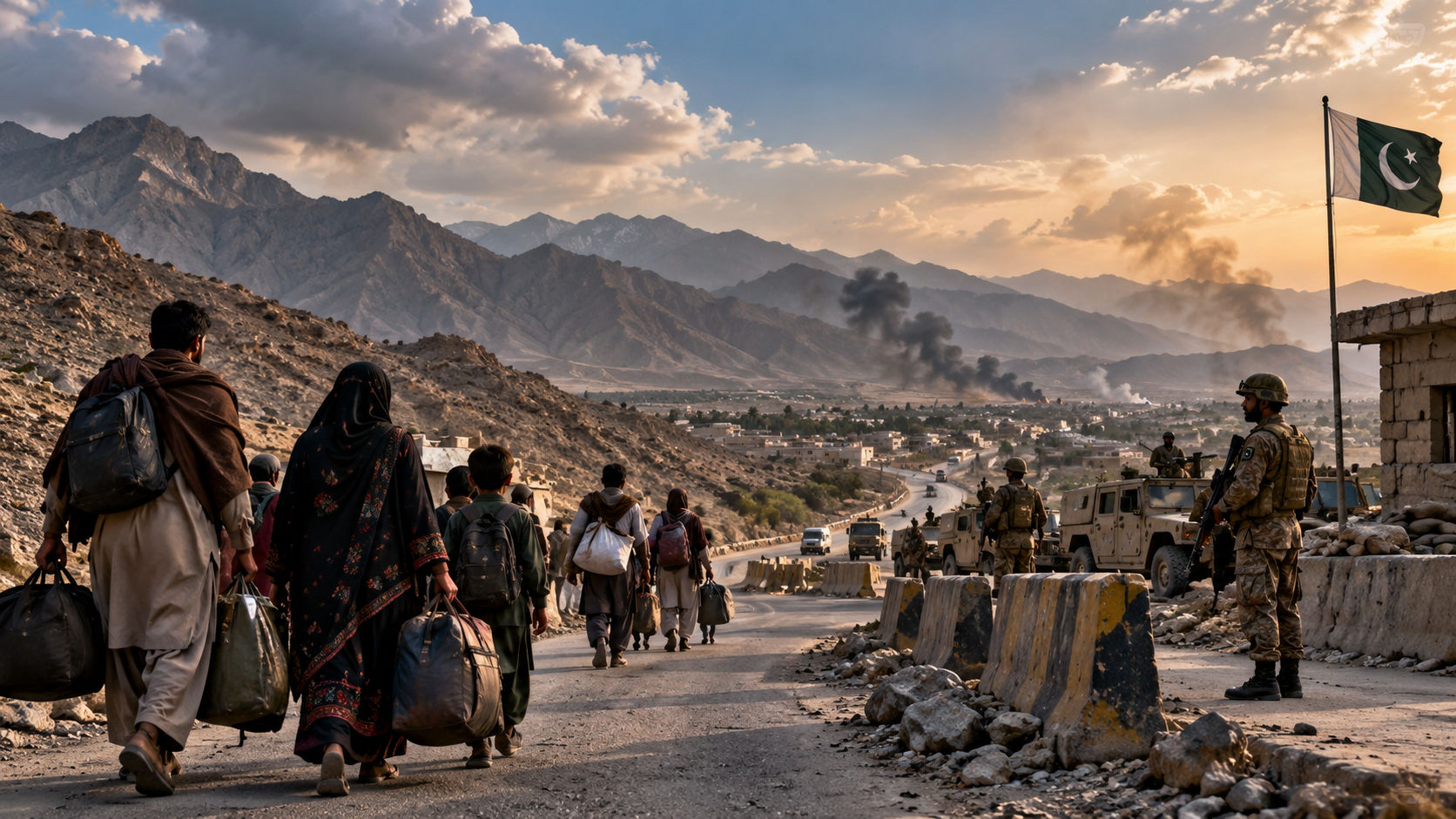 Displacement Along the Checkpoint in Balochistan, Pakistan